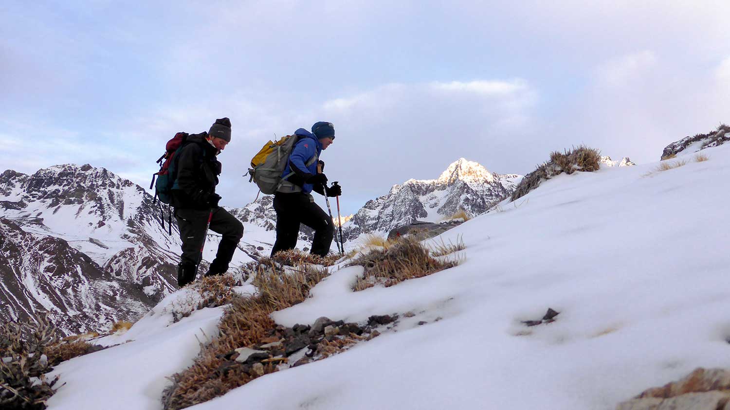 Una expedición invernal en la quebrada de Matienzo.